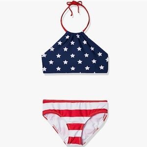 Kanu Surf Mahina UPF 50+ Beach Sport Halter Bikini 2-Piece Swimsuit Size 5